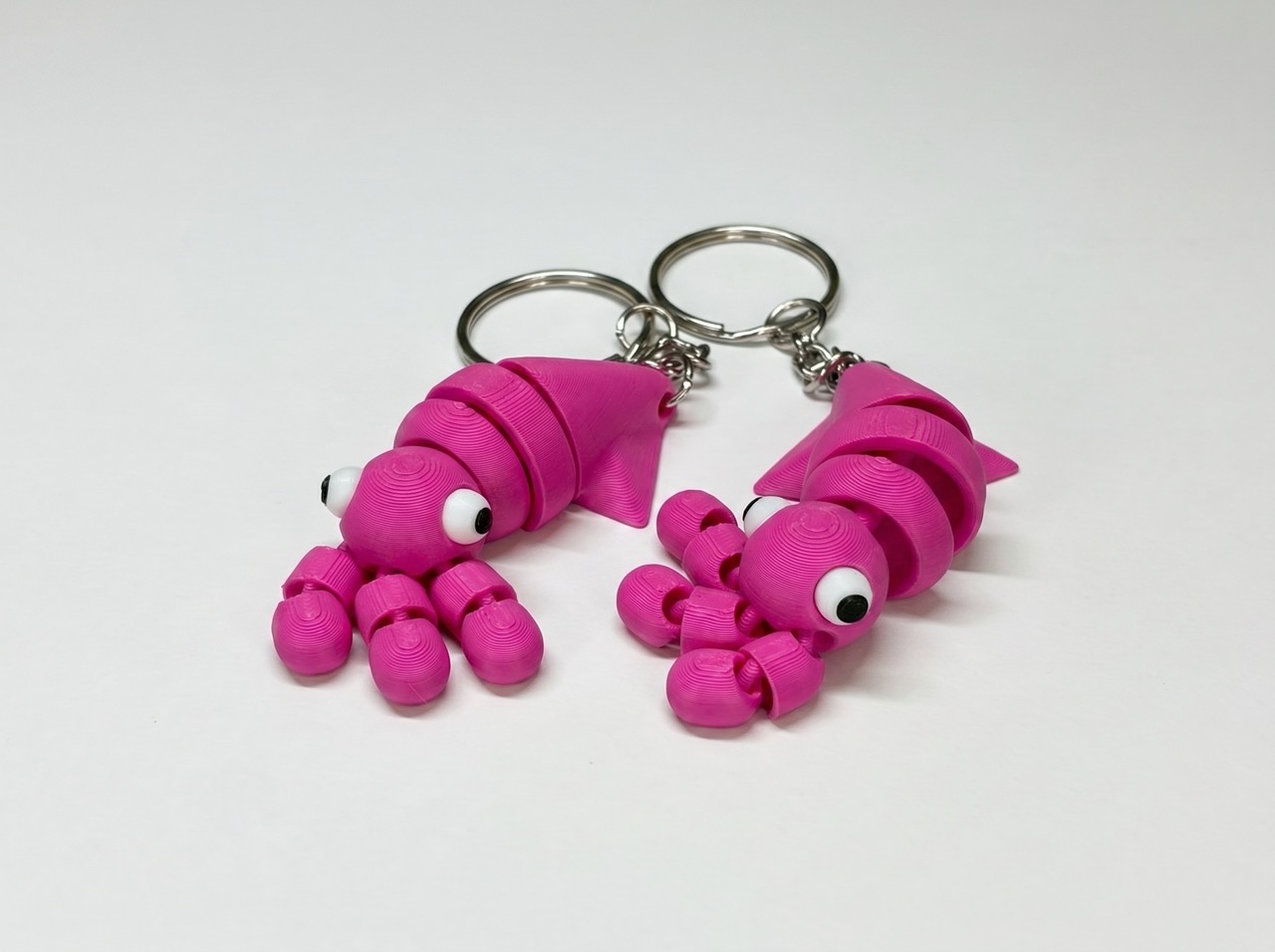 3D keychain Squid